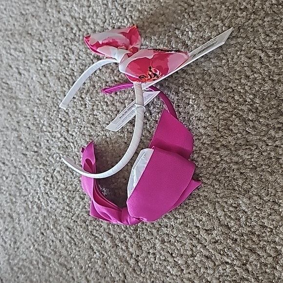 Janie and Jack girls pink bow headband bundle - Picture 5 of 5